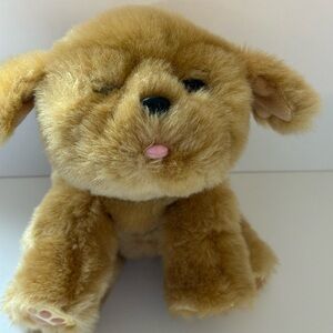 Little Live Pets Snuggles Interactive Electronic Light Brown Puppy Dog Plush Toy